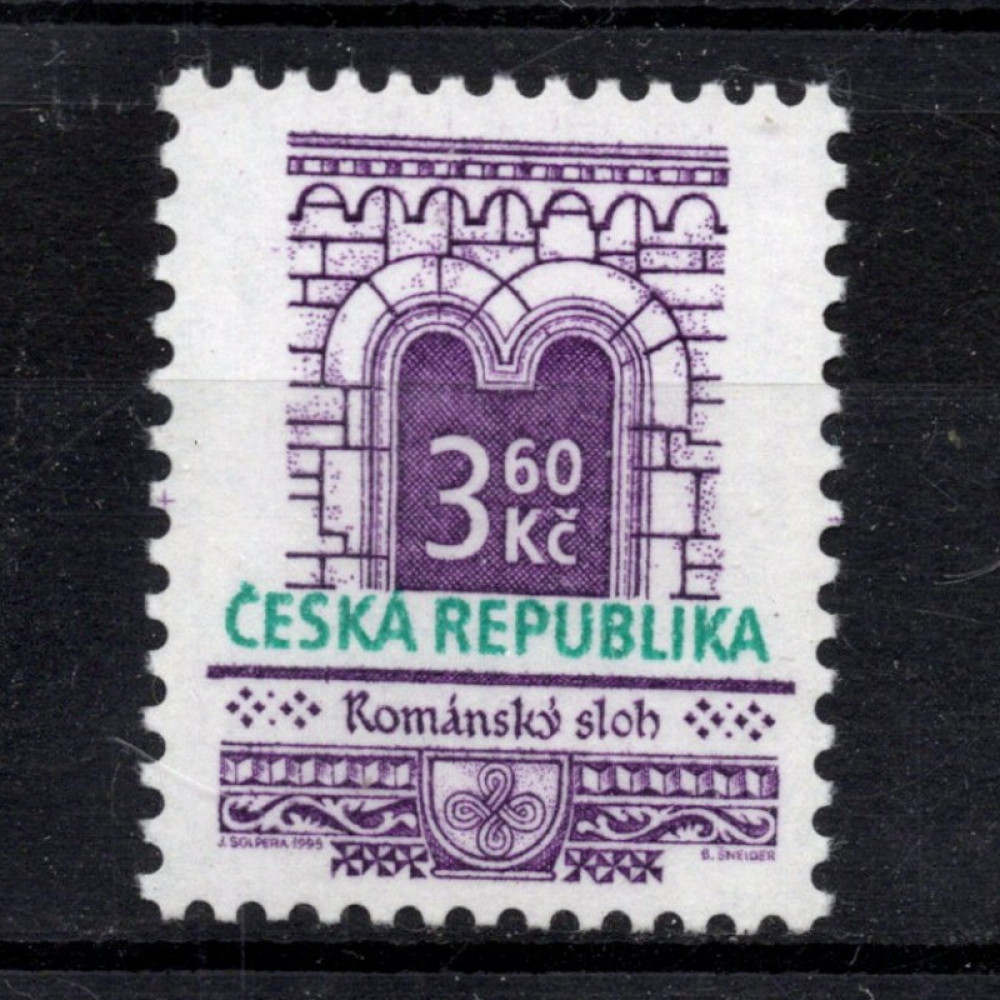 Známka ČR, Pof.91**, 3.6 Kč