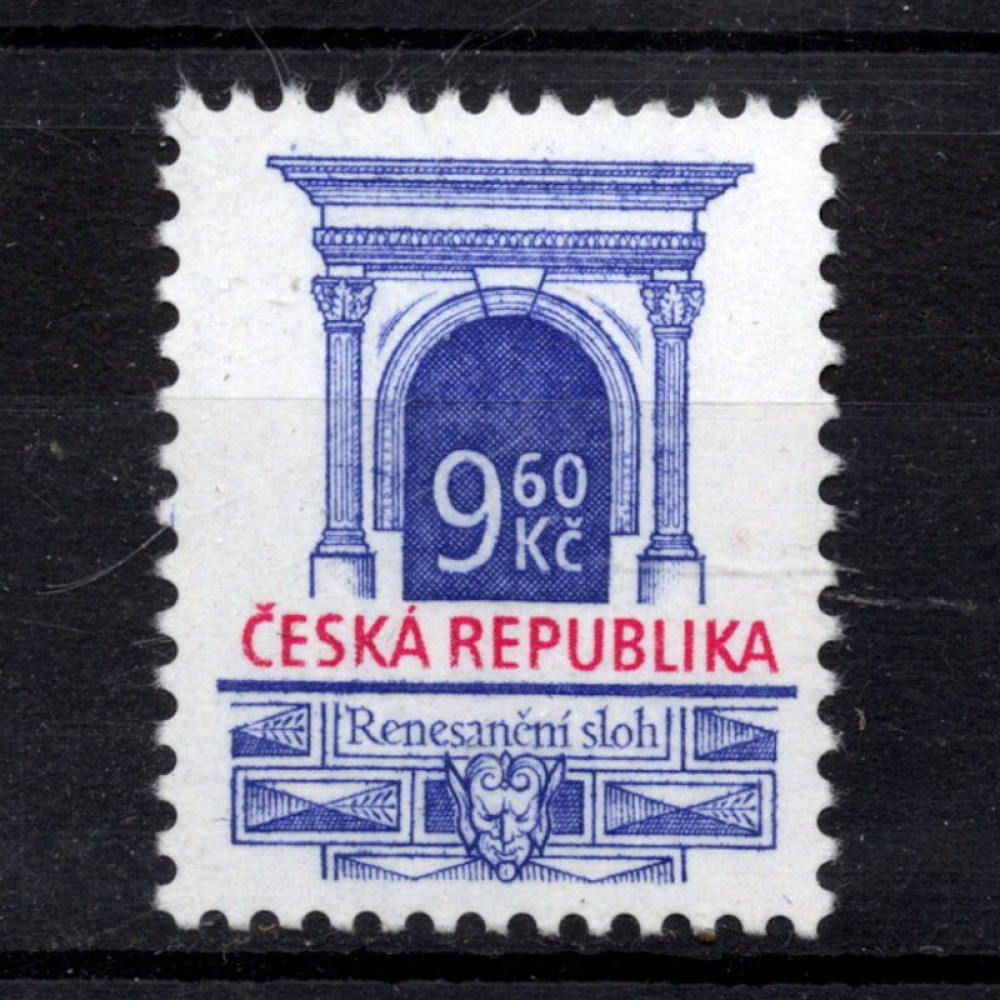 Briefmarke Tschechische Republik, Pof.92 (Mi. 89)**, 9.6 Kč