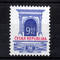 Známka ČR, Pof.92**, 9.6 Kč