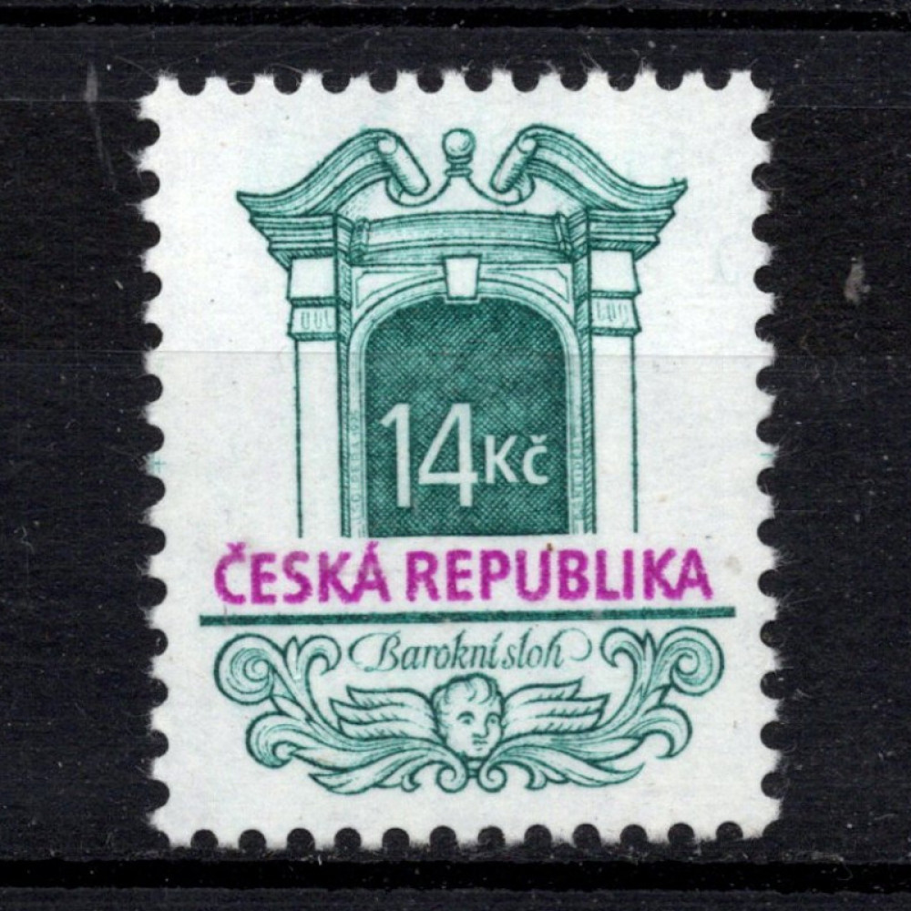 Známka ČR, Pof.93**, 14 Kč