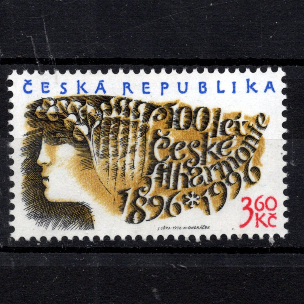 Známka ČR, Pof.100**, 3.6 Kč