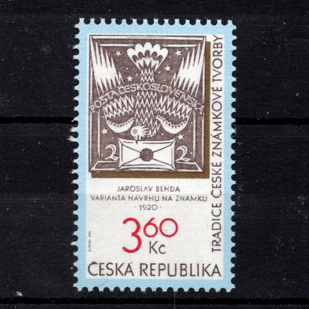 Briefmarke Tschechische Republik, Pof.101 (Mi. 101)**, 3.6 Kč