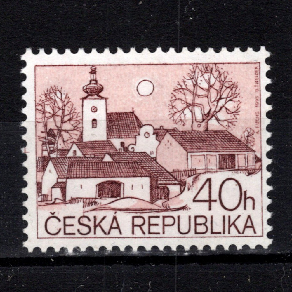 Známka ČR, Pof.70b**, 40 h