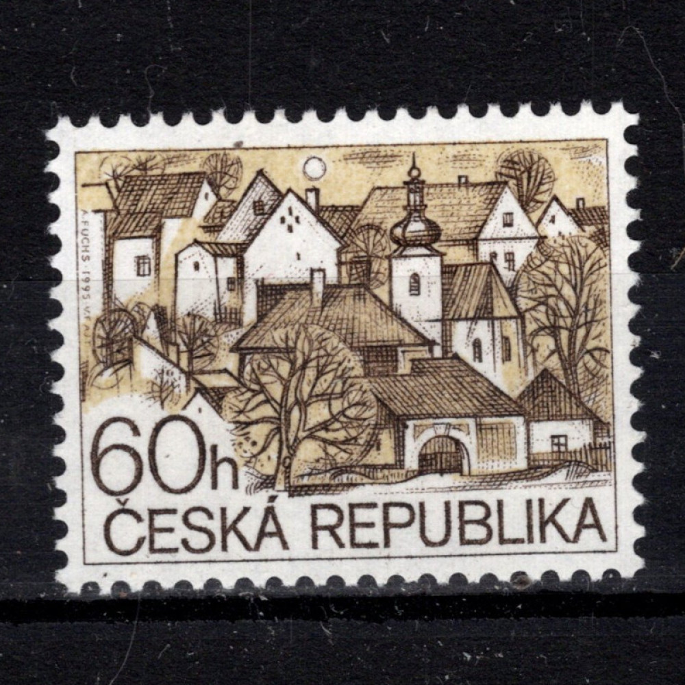 Briefmarke Tschechische Republik, Pof.71 (Mi. 72y)**, 60 h