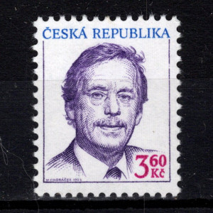 Výplatní známky - prezident Václav Havel 1995