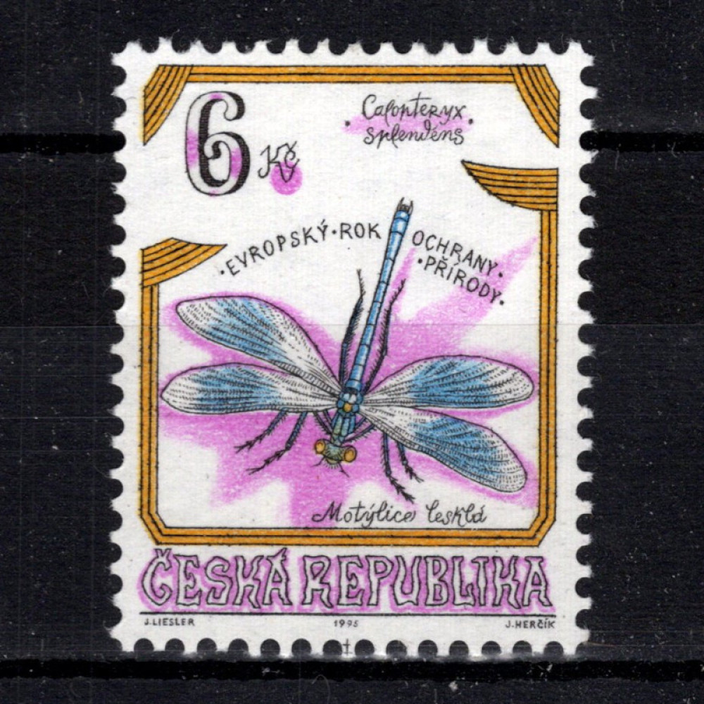 Sello Chequia, Pof.75 (Mi. 75), MNH, 6 Kč
