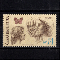Známka ČR, Pof.77**, 14 Kč