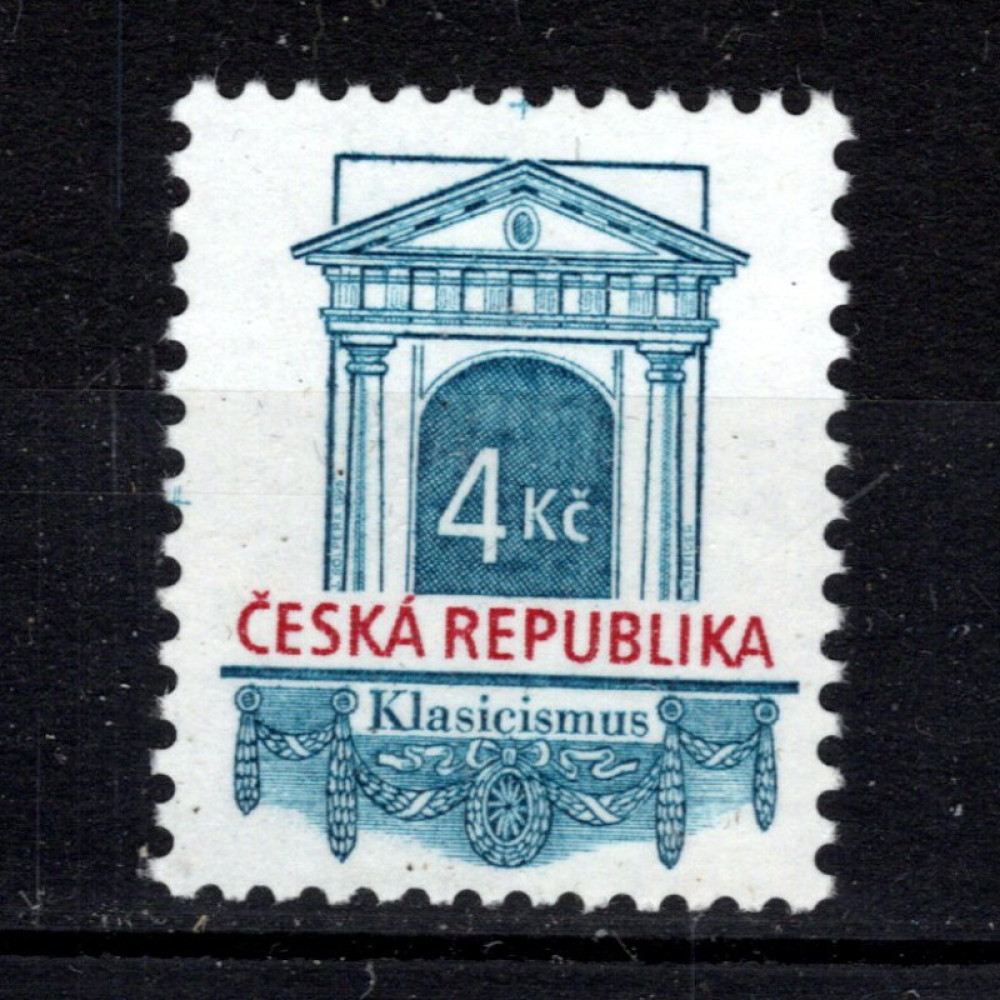 Známka ČR, Pof.118c**, 4 Kč