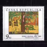Sello Chequia, Pof.129 (Mi. 130), MNH, 9 Kč