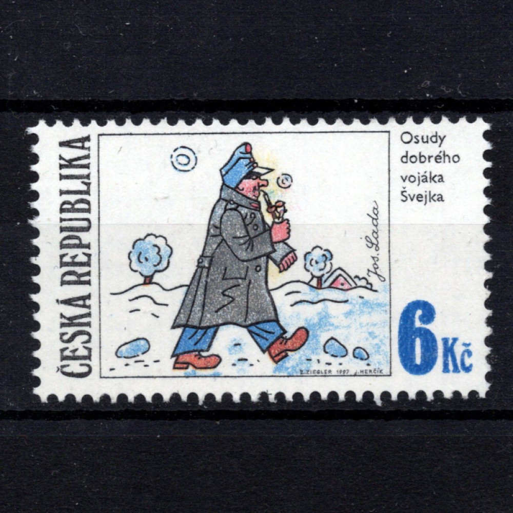 Známka ČR, Pof.155(*), 6 Kč