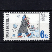 Známka ČR, Pof.155(*), 6 Kč