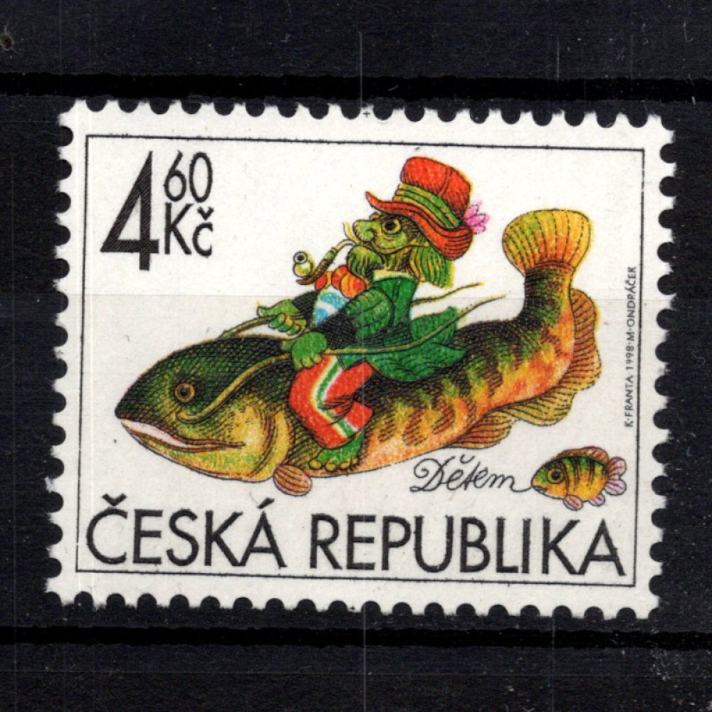 Briefmarke Tschechische Republik, Pof.190 (Mi. 188)(*), 4.6 Kč