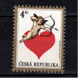 Briefmarke Tschechische Republik, Pof.169 (Mi. 168)(*), 4 Kč