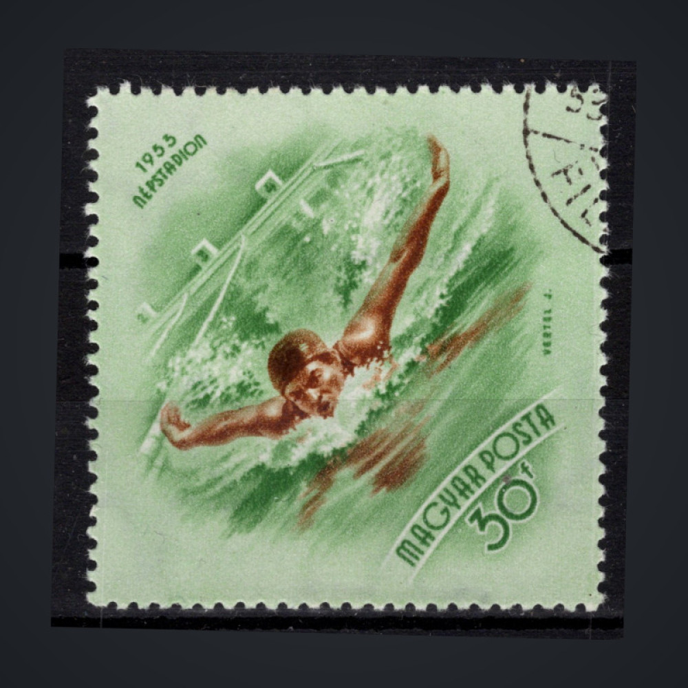 Stamp Hungary, Mi.1321 (SG 1314), Used #, 30 fi