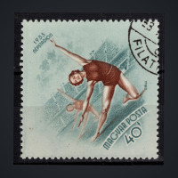 Stamp Hungary, Mi.1322 (SG 1315), Used #, 40 fi