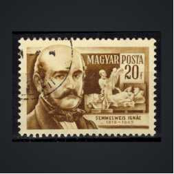 Stamp Hungary, Mi.1401 (SG 1390), Used #, 20 fi