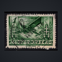 Selo Hungria, Mi.535 (SG 587), Usado #, 1 P