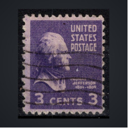 Selo Estados Unidos, Mi.414A (SG 803), Usado #, 3 ¢