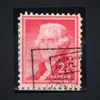 Corner block of stamps United States, Mi.654Ax (SG 1031), Used #, 2 ¢