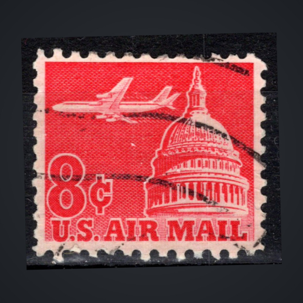 Sello Estados Unidos, Mi.836xA (SG A1210), Usado #, 8 ¢