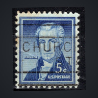 Stamp United States, Mi.659Ax (SG 1036), Used #, 5 ¢