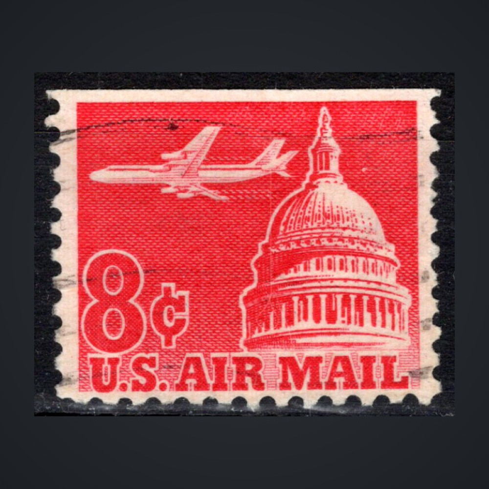 Sello Estados Unidos, Mi.836xA (SG A1210), Usado #, 8 ¢