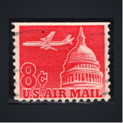 Selo Estados Unidos, Mi.836xA (SG A1210), Usado #, 8 ¢