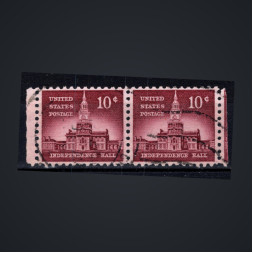 Pareja Estados Unidos, Mi.665Ax (SG 1043), Usado #, 10 ¢