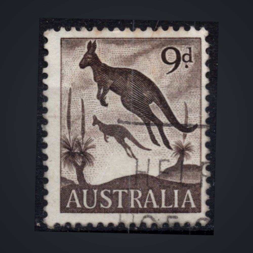 Selo Austrália, Mi.296 (SG 318), Usado #, 9 d