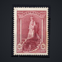 Sello Australia, Mi.150Dx (SG 176), MH, 5 s