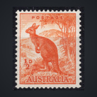 Sello Australia, Mi.137C (SG 179), MNH, 1/2 d