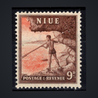 Briefmarke Niue, SG119 (Mi. 81)**, 9 d