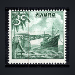 Sello Nauru, SG68 (Mi. 57), MNH, 3 c