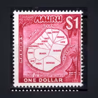 Známka Nauru, SG79 (Mi. 68)**, 1 $