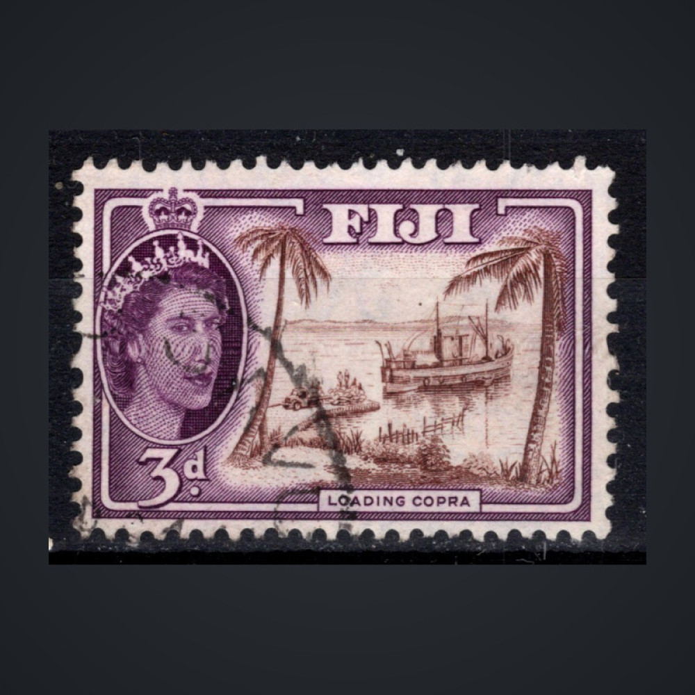Sello Fiyi, SG285 (Mi. 129), MH, 3 d