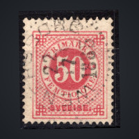 Sello Suecia, Mi.25B (SG 25a), Usado #, 50 Swedish