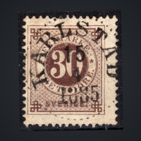 Sello Suecia, Mi.24B (SG 24a), Usado #, 30 Ö