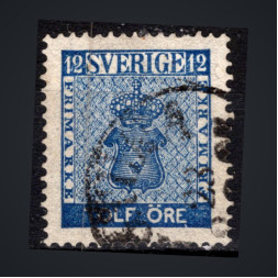 Sello Suecia, Mi.9a (SG 8a), Usado #, 12 Ö