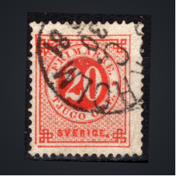 Známka Švédsko, Mi.22Ba (SG 22a)#, 20 Ö