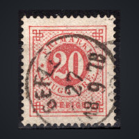 Sello Suecia, Mi.22Ba (SG 22a), Usado #, 20 Ö