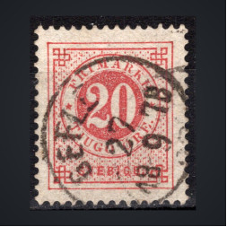 Sello Suecia, Mi.22Ba (SG 22a), Usado #, 20 Ö