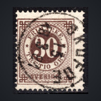 Sello Suecia, Mi.24B (SG 24a), Usado #, 30 Ö