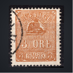 Známka Švédsko, Mi.14II (SG 12b)#, 3 Ö