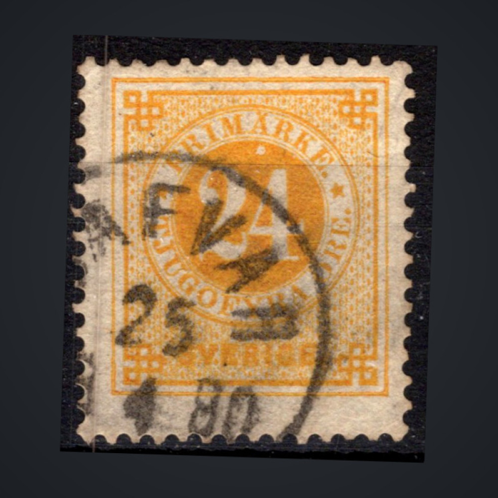 Známka Švédsko, Mi.23B (SG 23a)#, 24 Ö