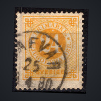 Sello Suecia, Mi.23B (SG 23a), Usado #, 24 Ö