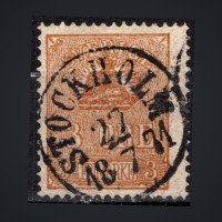 Sello Suecia, Mi.14II (SG 12b), Usado #, 3 Ö