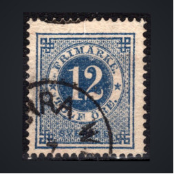 Sello Suecia, Mi.21A (SG 21), Usado #, 12 Ö