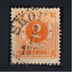 Známka Švédsko, Mi.29 (SG 29)#, 2 Ö