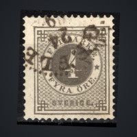 Stamp Sweden, Mi.31 (SG 31), Used #, 4 Ö