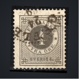 Sello Suecia, Mi.31 (SG 31), Usado #, 4 Ö